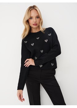 Mohito - Sweter z aplikacjami - czarny ze sklepu Mohito w kategorii Swetry damskie - zdjęcie 168233477