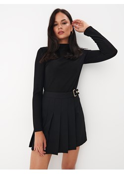 Mohito - Błyszcząca czarna bluzka - czarny ze sklepu Mohito w kategorii Bluzki damskie - zdjęcie 168234847