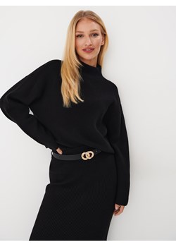 Mohito - Czarny sweter - czarny ze sklepu Mohito w kategorii Swetry damskie - zdjęcie 168235156