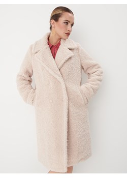 Mohito - Płaszcz typu teddy - kremowy ze sklepu Mohito w kategorii Płaszcze damskie - zdjęcie 168235685