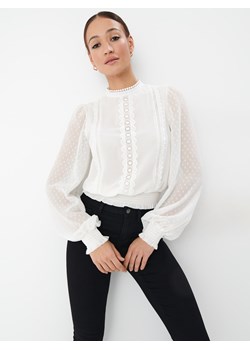 Mohito - Elegancka biała bluzka - biały ze sklepu Mohito w kategorii Bluzki damskie - zdjęcie 168236128