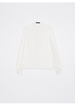 Mohito - Bluzka z koronką - biały ze sklepu Mohito w kategorii Bluzki damskie - zdjęcie 168236666