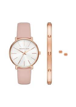 Zestaw zegarek i bransoletka Michael Kors Pyper MK1078SET Rose Gold/Pink ze sklepu eobuwie.pl w kategorii Bransoletki - zdjęcie 168239376