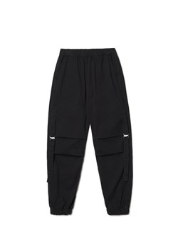 Cropp - Czarne joggery - czarny ze sklepu Cropp w kategorii Spodnie damskie - zdjęcie 168243378
