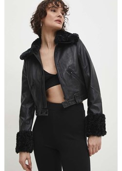 Answear Lab kurtka damska kolor czarny przejściowa ze sklepu ANSWEAR.com w kategorii Kurtki damskie - zdjęcie 168246459