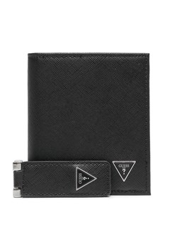 Zestaw portfel i brelok Guess GFBOXM P3303 Czarny ze sklepu eobuwie.pl w kategorii Portfele męskie - zdjęcie 168247029