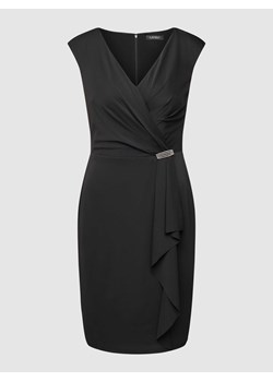 Sukienka o długości do kolan z dekoltem w serek model ‘RYLAN’ ze sklepu Peek&Cloppenburg  w kategorii Sukienki - zdjęcie 168247315