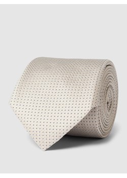 Krawat jedwabny z graficznym wzorem na całej powierzchni ze sklepu Peek&Cloppenburg  w kategorii Krawaty - zdjęcie 168247357
