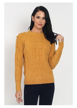 ASSUILI Sweter w kolorze żółtym ze sklepu Limango Polska w kategorii Swetry damskie - zdjęcie 168247565