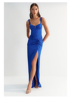 trendyol Sukienka w kolorze niebieskim ze sklepu Limango Polska w kategorii Sukienki - zdjęcie 168248305