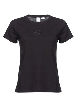 t-shirt damski pinko 100355 a1nw czarny ze sklepu Royal Shop w kategorii Bluzki damskie - zdjęcie 168249415