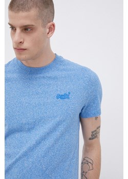 Superdry T-shirt bawełniany melanżowy ze sklepu ANSWEAR.com w kategorii T-shirty męskie - zdjęcie 168250216