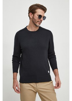 Pepe Jeans sweter bawełniany kolor czarny lekki ze sklepu ANSWEAR.com w kategorii Swetry męskie - zdjęcie 168250726