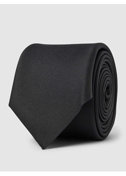 Krawat z fakturowanym wzorem (6 cm) ze sklepu Peek&Cloppenburg  w kategorii Krawaty - zdjęcie 168250937