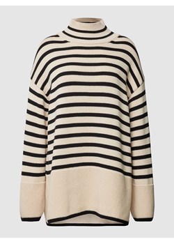 Sweter z dzianiny w paski ze sklepu Peek&Cloppenburg  w kategorii Swetry damskie - zdjęcie 168250949