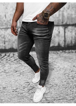 Spodnie jeansowe męskie czarne OZONEE NB/MP0199N ze sklepu ozonee.pl w kategorii Jeansy męskie - zdjęcie 168254299
