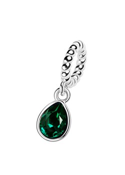 Beads srebrny z zieloną cyrkonią - Pavoni ze sklepu YES.pl w kategorii Zawieszki - zdjęcie 168256977