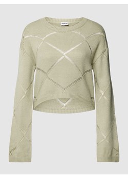 Sweter z dzianiny z rozkloszowanymi rękawami model ‘JUNE’ ze sklepu Peek&Cloppenburg  w kategorii Swetry damskie - zdjęcie 168257797