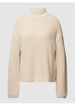 Sweter z dzianiny z obniżonymi ramionami ze sklepu Peek&Cloppenburg  w kategorii Swetry damskie - zdjęcie 168257949