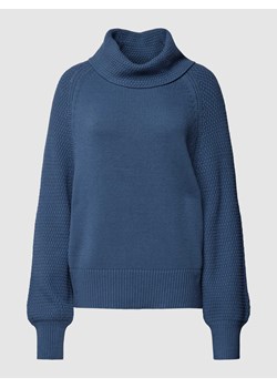 Sweter z dzianiny z bufiastymi rękawami ze sklepu Peek&Cloppenburg  w kategorii Swetry damskie - zdjęcie 168258107