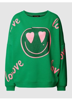 Bluza z nadrukiem z motywem model ‘LOVE HARDFACE’ ze sklepu Peek&Cloppenburg  w kategorii Bluzy damskie - zdjęcie 168258378