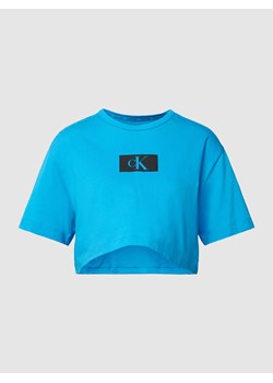 T-shirt krótki z nadrukiem z logo model ‘1996 LOUNGE’ ze sklepu Peek&Cloppenburg  w kategorii Bluzki damskie - zdjęcie 168258609