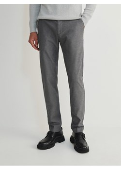 Reserved - Spodnie chino slim fit - szary ze sklepu Reserved w kategorii Spodnie męskie - zdjęcie 168267039