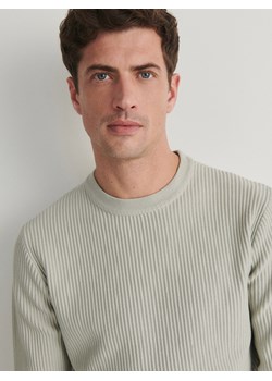 Reserved - Sweter w prążek - jasnozielony ze sklepu Reserved w kategorii Swetry męskie - zdjęcie 168270848