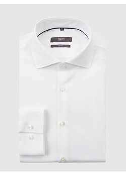 Koszula biznesowa o kroju slim fit z diagonalu ze sklepu Peek&Cloppenburg  w kategorii Koszule męskie - zdjęcie 168271678