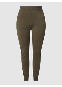 Spodnie z dzianiny PLUS SIZE z mieszanki wiskozy model ‘Cosi’ ze sklepu Peek&Cloppenburg  w kategorii Spodnie damskie - zdjęcie 168271707