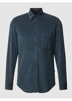Koszula sztruksowa z kieszenią na piersi ze sklepu Peek&Cloppenburg  w kategorii Koszule męskie - zdjęcie 168271969