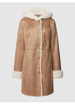 Płaszcz ze sztucznym futrem ze sklepu Peek&Cloppenburg  w kategorii Płaszcze damskie - zdjęcie 168272018