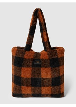 Torba shopper ze wzorem na całej powierzchni model ‘Brownie’ ze sklepu Peek&Cloppenburg  w kategorii Torby Shopper bag - zdjęcie 168272128