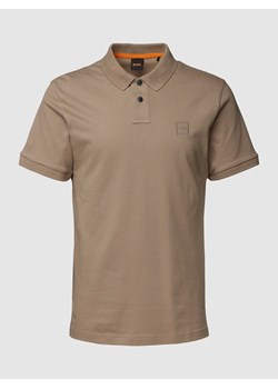 Koszulka polo o kroju slim fit w jednolitym kolorze ze sklepu Peek&Cloppenburg  w kategorii T-shirty męskie - zdjęcie 168272747