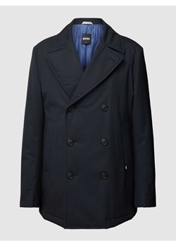 Płaszcz z listwą guzikową model ‘Hyde’ ze sklepu Peek&Cloppenburg  w kategorii Płaszcze męskie - zdjęcie 168272796