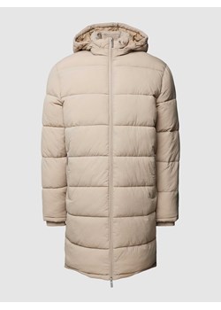 Płaszcz pikowany z kapturem model ‘COOPER’ ze sklepu Peek&Cloppenburg  w kategorii Płaszcze męskie - zdjęcie 168273815