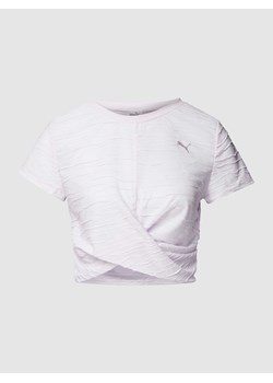 T-shirt krótki z fakturowanym wzorem ze sklepu Peek&Cloppenburg  w kategorii Bluzki damskie - zdjęcie 168274379