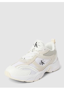 Sneakersy typu chunky z detalami z logo model ‘RETRO TENNIS’ ze sklepu Peek&Cloppenburg  w kategorii Buty sportowe damskie - zdjęcie 168275136