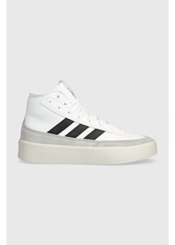 adidas sneakersy skórzane ZNSORED kolor biały IE7777 ze sklepu ANSWEAR.com w kategorii Buty sportowe damskie - zdjęcie 168278087