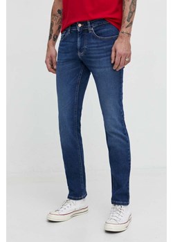 Tommy Jeans jeansy męskie kolor niebieski DM0DM18139 ze sklepu ANSWEAR.com w kategorii Jeansy męskie - zdjęcie 168278147