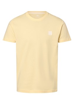 Nils Sundström Koszulka męska Mężczyźni Bawełna żółty jednolity ze sklepu vangraaf w kategorii T-shirty męskie - zdjęcie 168278279