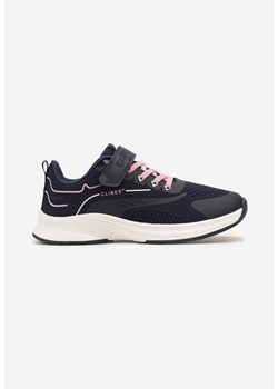 Granatowo-Czarne Buty Sportowe przed Kostkę z Ozdobną Perforacją Gordda ze sklepu born2be.pl w kategorii Buty sportowe dziecięce - zdjęcie 168278479