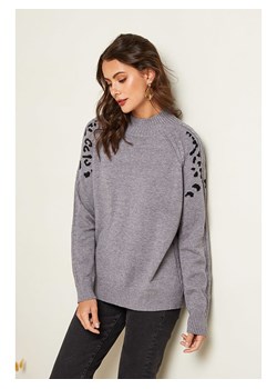 Soft Cashmere Sweter w kolorze szaro-czarnym ze sklepu Limango Polska w kategorii Swetry damskie - zdjęcie 168280438