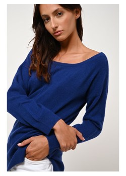 AUTHENTIC CASHMERE Kaszmirowy sweter &quot;Faraut&quot; w kolorze niebieskim ze sklepu Limango Polska w kategorii Swetry damskie - zdjęcie 168281088