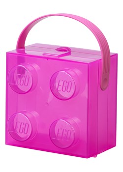 LEGO Pojemnik &quot;Brick 4&quot; w kolorze fioletowym na lunch - 16,5 x 11,6 x 17,3 cm ze sklepu Limango Polska w kategorii Zabawki - zdjęcie 168281158