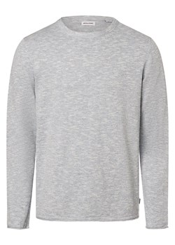 Jack & Jones Sweter z zawartością lnu - JJElinen Mężczyźni Bawełna jasnoniebieski marmurkowy ze sklepu vangraaf w kategorii Swetry męskie - zdjęcie 168282368