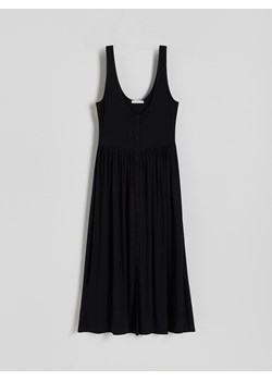 Reserved - Sukienka maxi na ramiączkach - czarny ze sklepu Reserved w kategorii Sukienki - zdjęcie 168282999