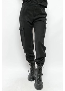 spodnie damskie guess w2ga20 wdx71 czarny ze sklepu Royal Shop w kategorii Spodnie damskie - zdjęcie 168283377