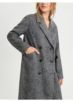 Sinsay - Płaszcz w kratę - wielobarwny ze sklepu Sinsay w kategorii Płaszcze damskie - zdjęcie 168284146
