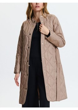 Sinsay - Płaszcz pikowany - beżowy ze sklepu Sinsay w kategorii Płaszcze damskie - zdjęcie 168284188